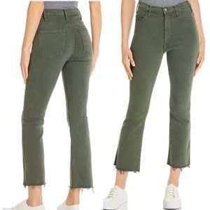 NWOT MOTHER the Hustler Ankle Fray Jeans